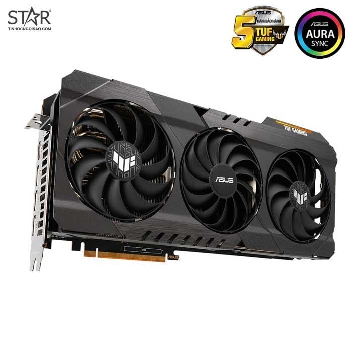 VGA Asus Radeon RX 6800 16GB GDDR6 TUF Gaming OC (TUF-RX 6800-O16GB-GAMING)