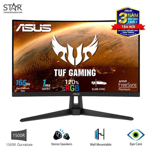  Màn hình Asus 27 inch ProArt  Tuf Gaming VG27VH1B 