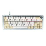  Bàn phím Xinmeng M66 Silver | Case nhôm, hot swap, RGB, wumei sub axis switch (WQ01) 