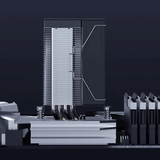  Tản nhiệt khí Leopard KF401 DGT RGB - Black 