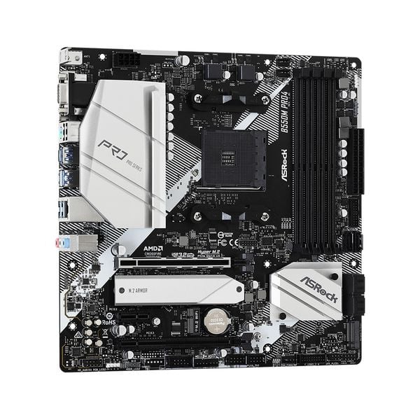  Mainboard ASRock B550M Pro4 DDR4 | AM4, mATX, 4 khe RAM 