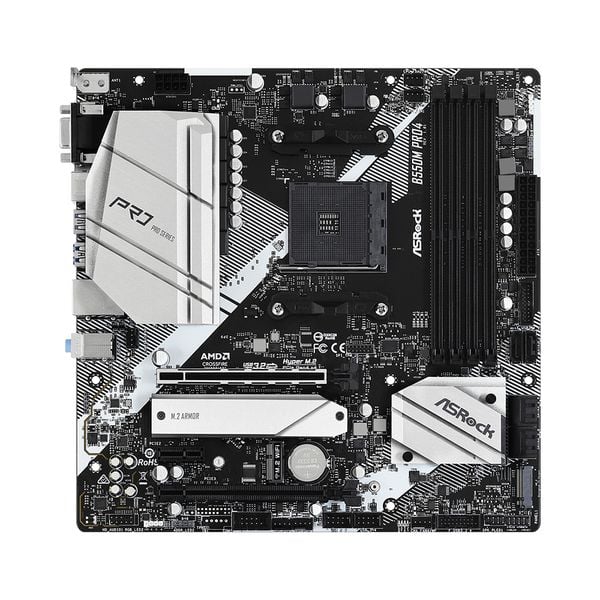  Mainboard ASRock B550M Pro4 DDR4 | AM4, mATX, 4 khe RAM 