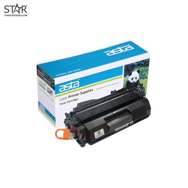  Cụm mực máy in Asta HP-CE505A, mực chính hãng có vỏ hộp 
