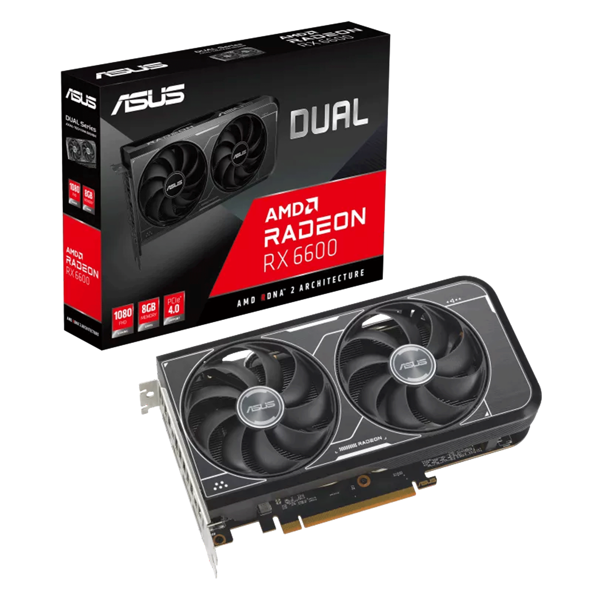 Card màn hình ASUS Dual RX 6600 V3 8GB GDDR6