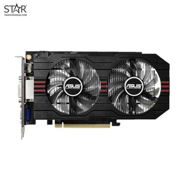 Card màn hình VGA ASUS GTX750Ti 2G D5 2 Fan Cũ