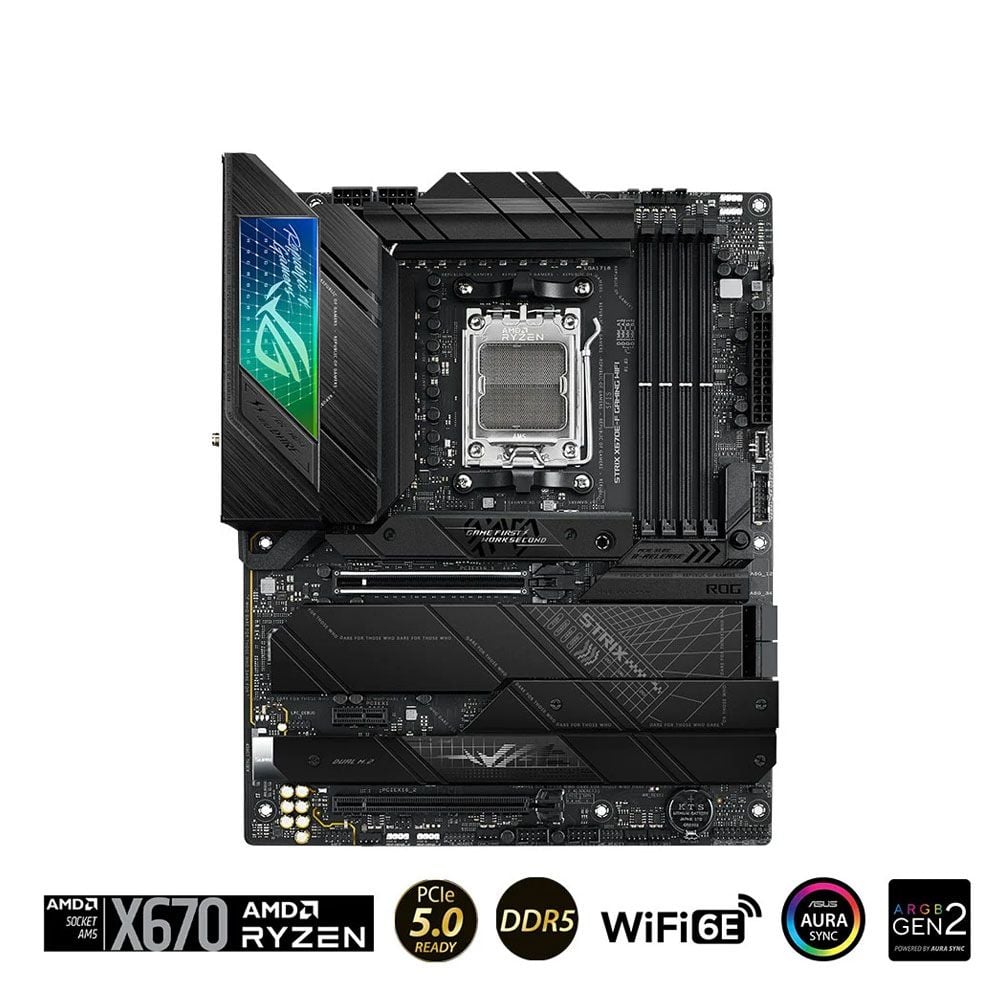 Mainboard Asus ROG Strix X670E-F Gaming Wifi | Socket AM5, ATX, 4 khe ram