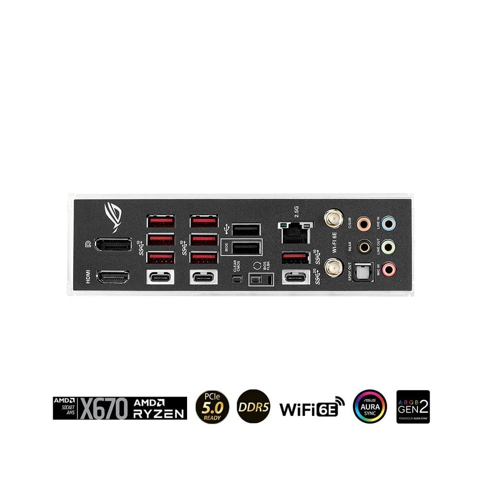 Mainboard Asus ROG Strix X670E-F Gaming Wifi | Socket AM5, ATX, 4 khe ram