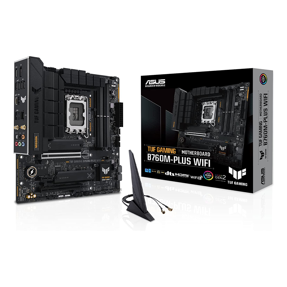 Mainboard Asus TUF Gaming B760M-PLUS Wifi DDR5 (Socket 1700, M-ATX, 4 khe ram)