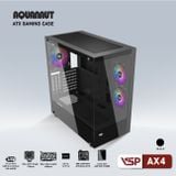  Thùng máy VSP Aquanaut AX4 | ATX, Trắng / Đen, Không Fan 