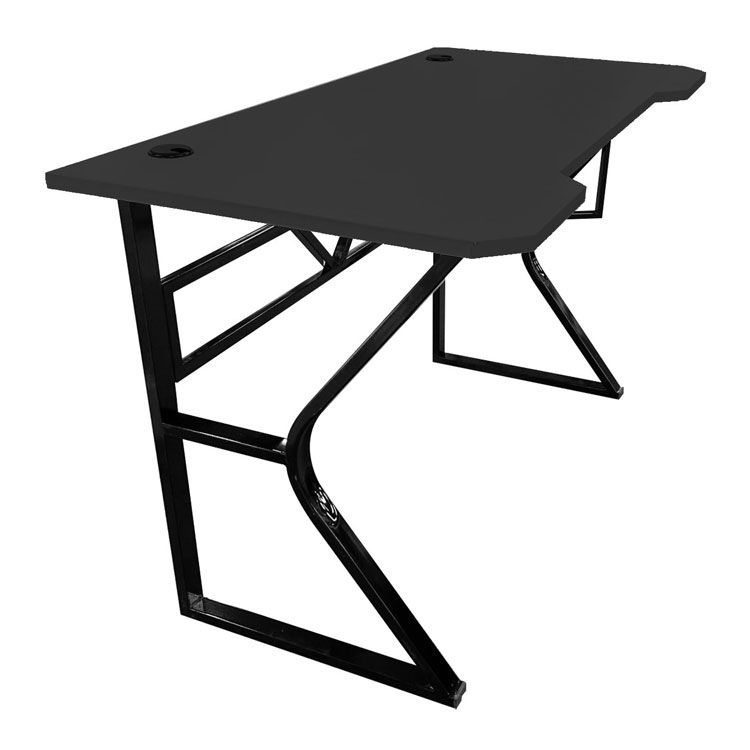 Bàn Gaming chữ K V2 | Chân sắt & mặt bàn đen