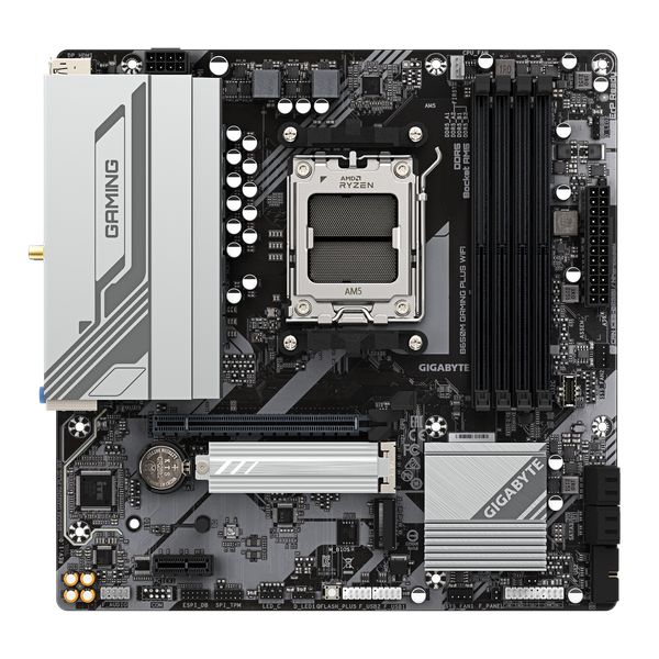  Mainboard Gigabyte B650M Gaming Plus Wifi DDR5 | AM5, mATX, 4 khe RAM 