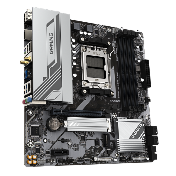  Mainboard Gigabyte B650M Gaming Plus Wifi DDR5 | AM5, mATX, 4 khe RAM 