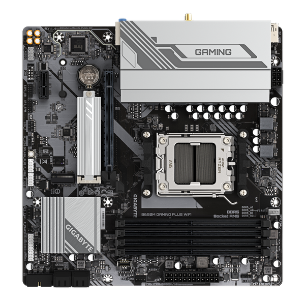  Mainboard Gigabyte B650M Gaming Plus Wifi DDR5 | AM5, mATX, 4 khe RAM 