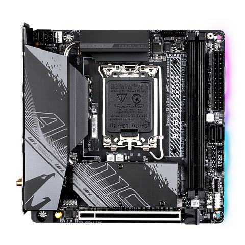 Mainboard Gigabyte B760I Aorus Pro (rev. 1.x) | Intel B760, Socket 1700, Mini-ITX, 2 khe DDR5
