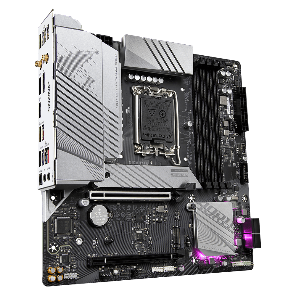 Mainboard Gigabyte B760M Aorus Elite AX | Intel B760, Socket 1700, Micro ATX, 4 khe DDR5