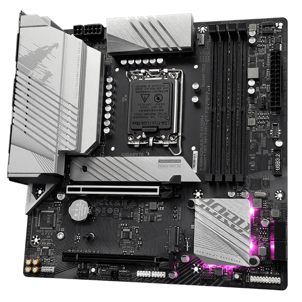  Mainboard Gigabyte B760M Aorus Elite AX DDR4 (rev. 1.x) 