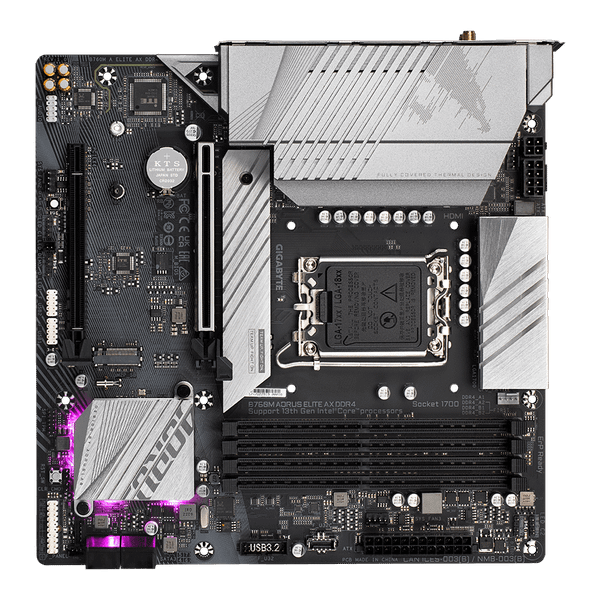  Mainboard Gigabyte B760M Aorus Elite AX DDR4 (rev. 1.x) 