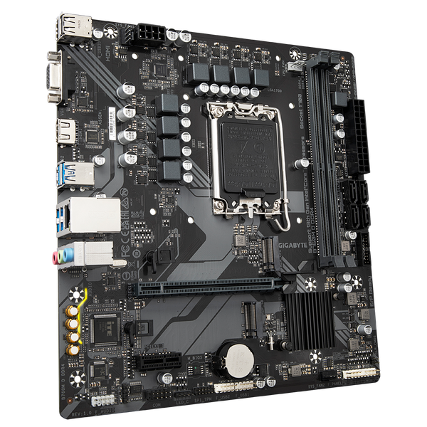  Mainboard Gigabyte B760M D Rev 1.0 DDR4 | LGA 1700, mATX, 2 khe RAM 