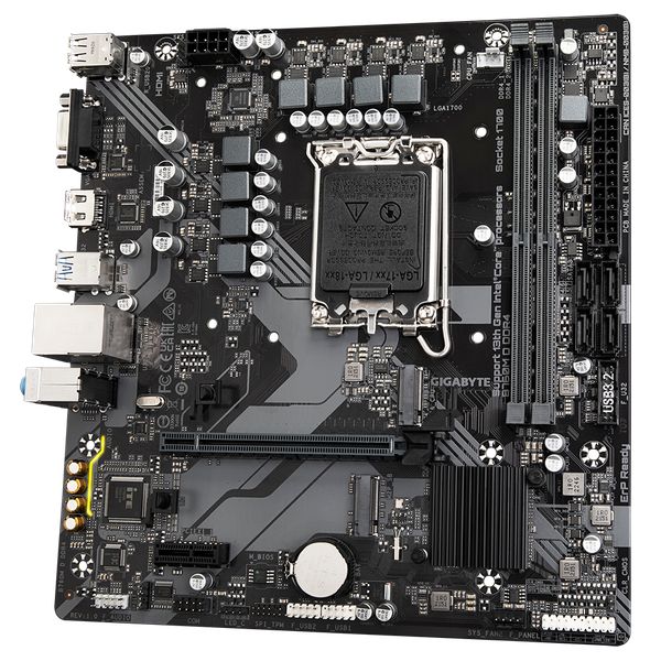  Mainboard Gigabyte B760M D Rev 1.0 DDR4 | LGA 1700, mATX, 2 khe RAM 