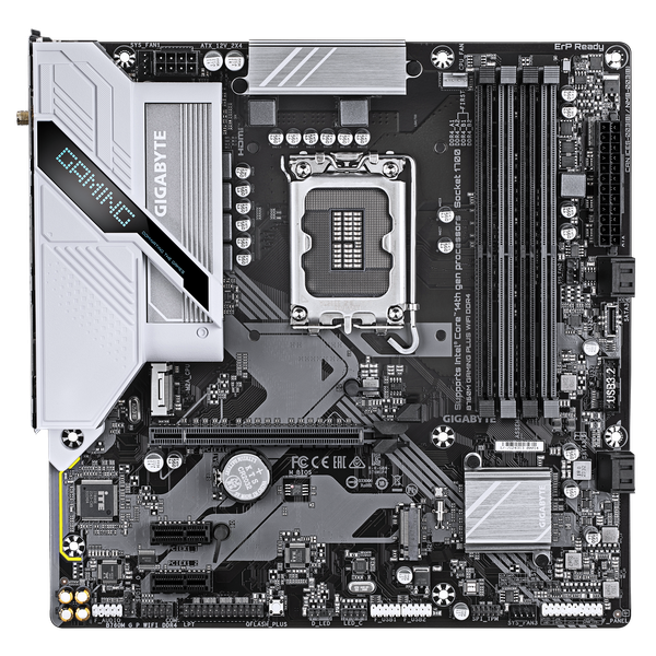  Mainboard Gigabyte B760M Gaming Plus Wifi DDR4 | LGA 1700, mATX, 4 khe RAM 