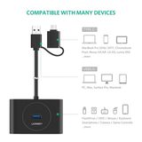  Bộ chia USB Type C ra 4 cổng USB 3.0 dài 1M Ugreen 40850 