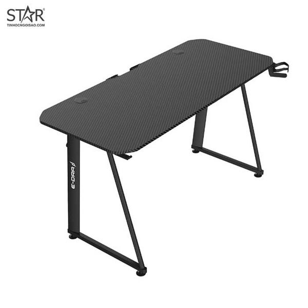  Bàn Gaming E-Dra EGT1460A | Chân đen, mặt bàn carbon 