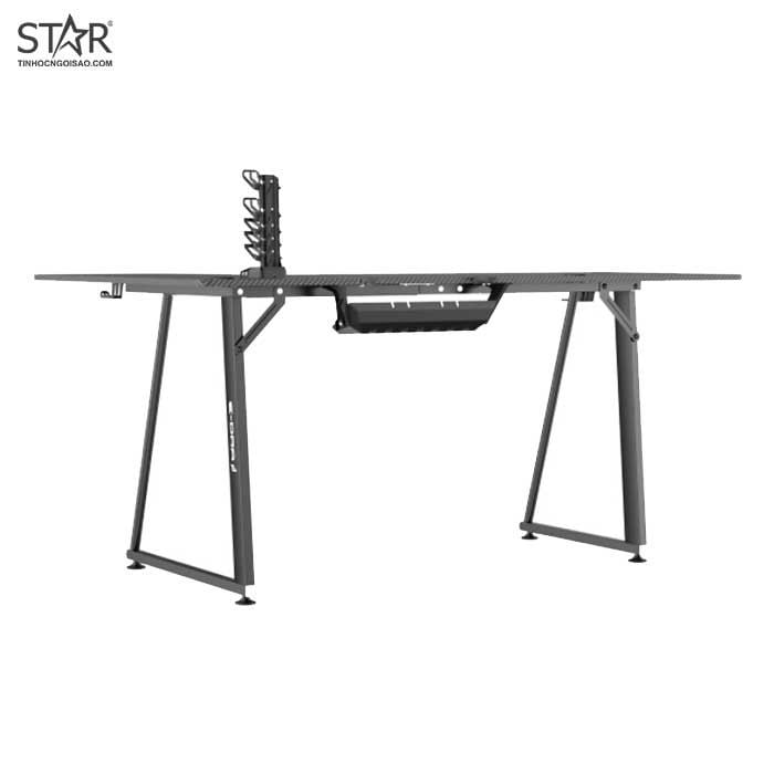 Bàn Gaming E-Dra EGT1610AR | Chân đen, mặt bàn carbon