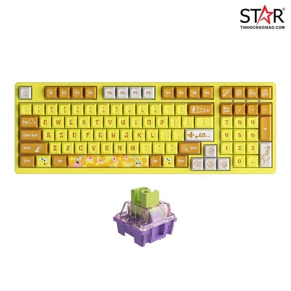  Bàn Phím Akko 3098S SpongeBob (Akko cs switch - Starfish) 
