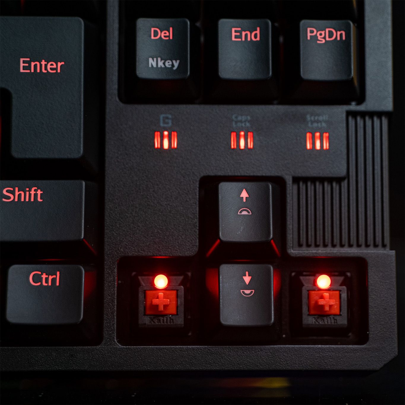 Bàn Phím Cơ Asus M801 TKL Gaming | Đen, Red Led, Kailh Red Switch