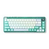  Bàn phím cơ Aula F68 3 Mode - Xanh lá | RGB, Type C + 2.4 GHz + Bluetooth 