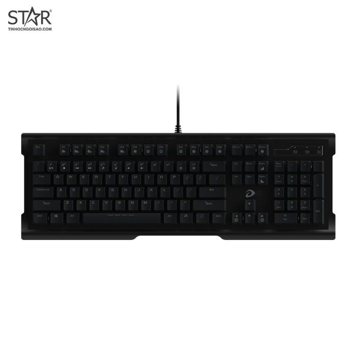 Bàn Phím Cơ Dare-U CK525 RGB Gaming Blue Switch (Đen)