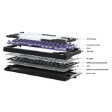  Bàn phím cơ Dare-U EK75 Full White | Dream (Linear) Switch 