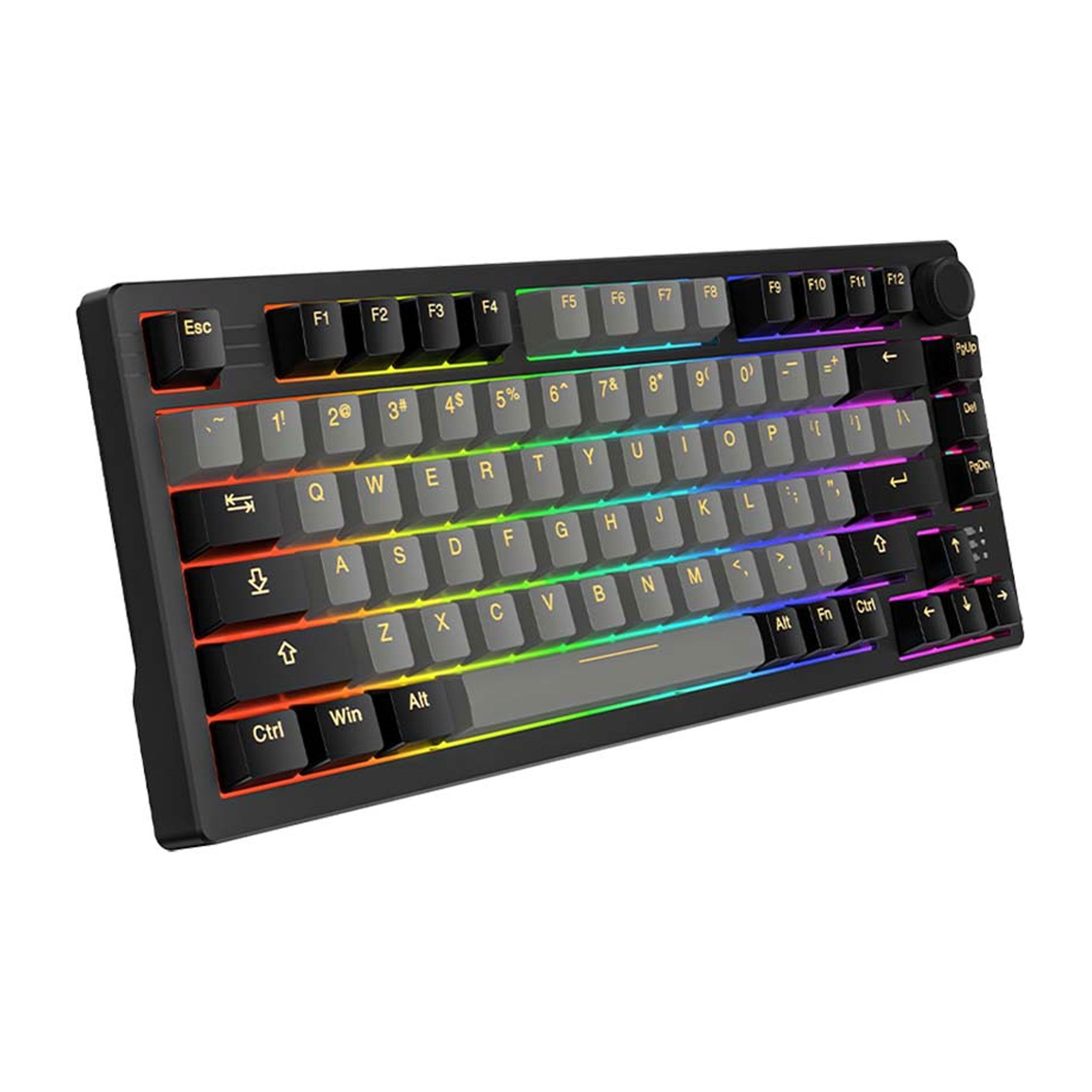 Bàn phím cơ Dare-U EK75 Pro Black | Triple Mode, Gasket Mount, RGB, Firefly (Tactile) Switch