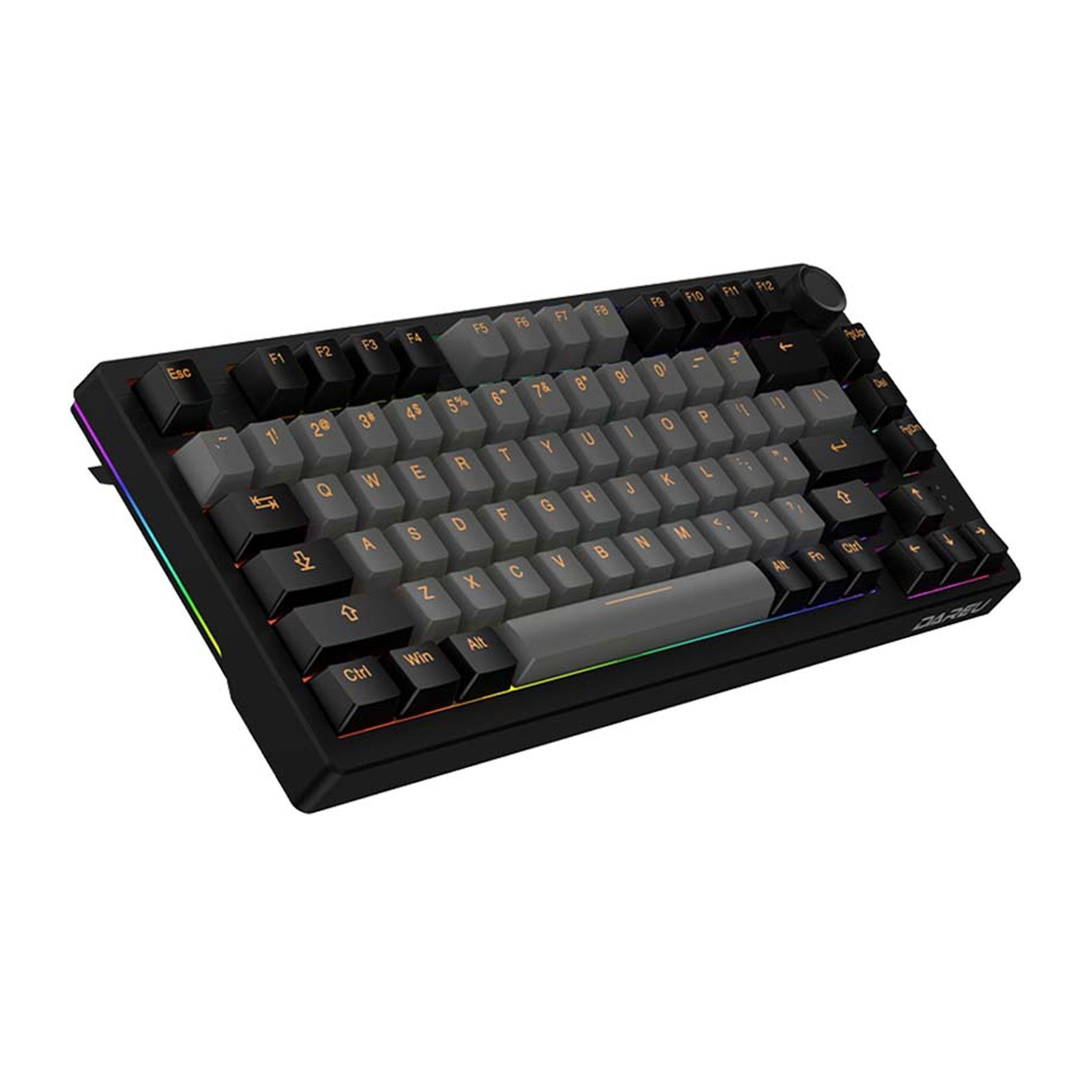 Bàn phím cơ Dare-U EK75 Pro Black | Triple Mode, Gasket Mount, RGB, Firefly (Tactile) Switch