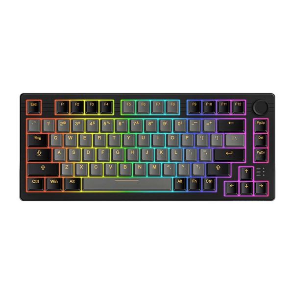  Bàn phím cơ gaming Dareu EK75 Pro | 3 Mode, TKL, Tactile Switch, RGB, Black, Hot swap 