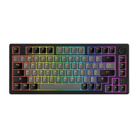 Bàn phím cơ Dare-U EK75 Pro Black | Triple Mode, Gasket Mount, RGB, Firefly (Tactile) Switch