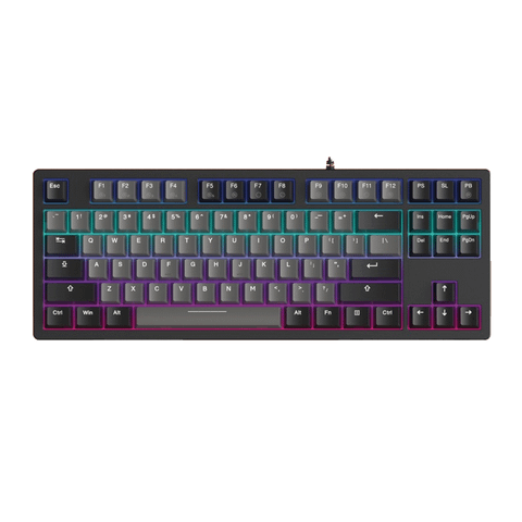 Bàn phím cơ Dare-U EK87 V2 | Gray black, dream switch