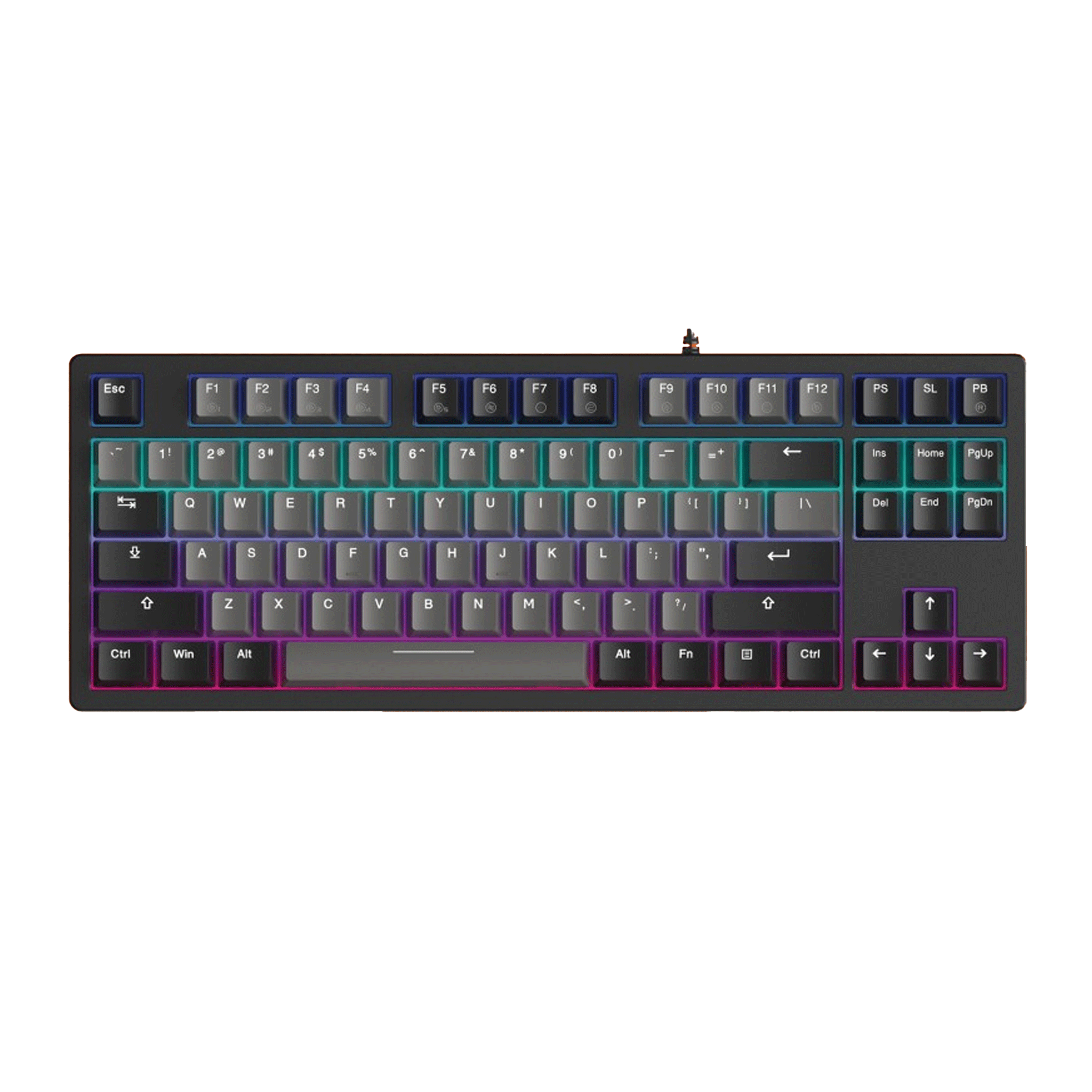 Bàn phím cơ Dare-U EK87 V2 | Gray black, dream switch