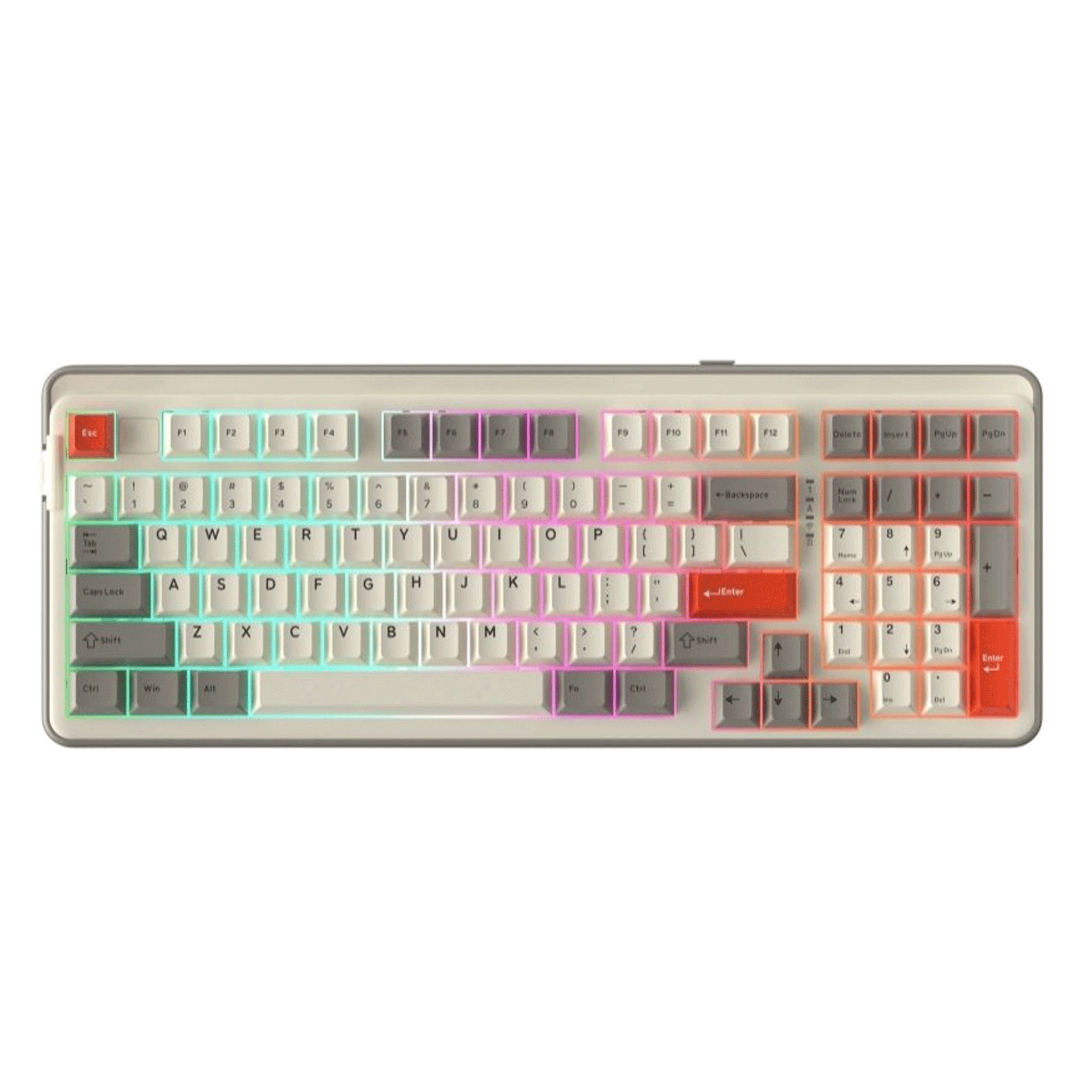 Bàn phím cơ DareU EK98 Pro Proto | Wireless, Triple Mode, Cherry PBT Double Shot, Gasket Mount, RGB, Dream (Linear) Switch