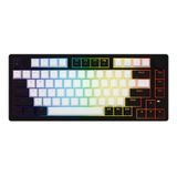  Bàn phím cơ DareU EK75 White - Black | 2 sides RGB strip, Type-C, Dream (Linear) Switch 