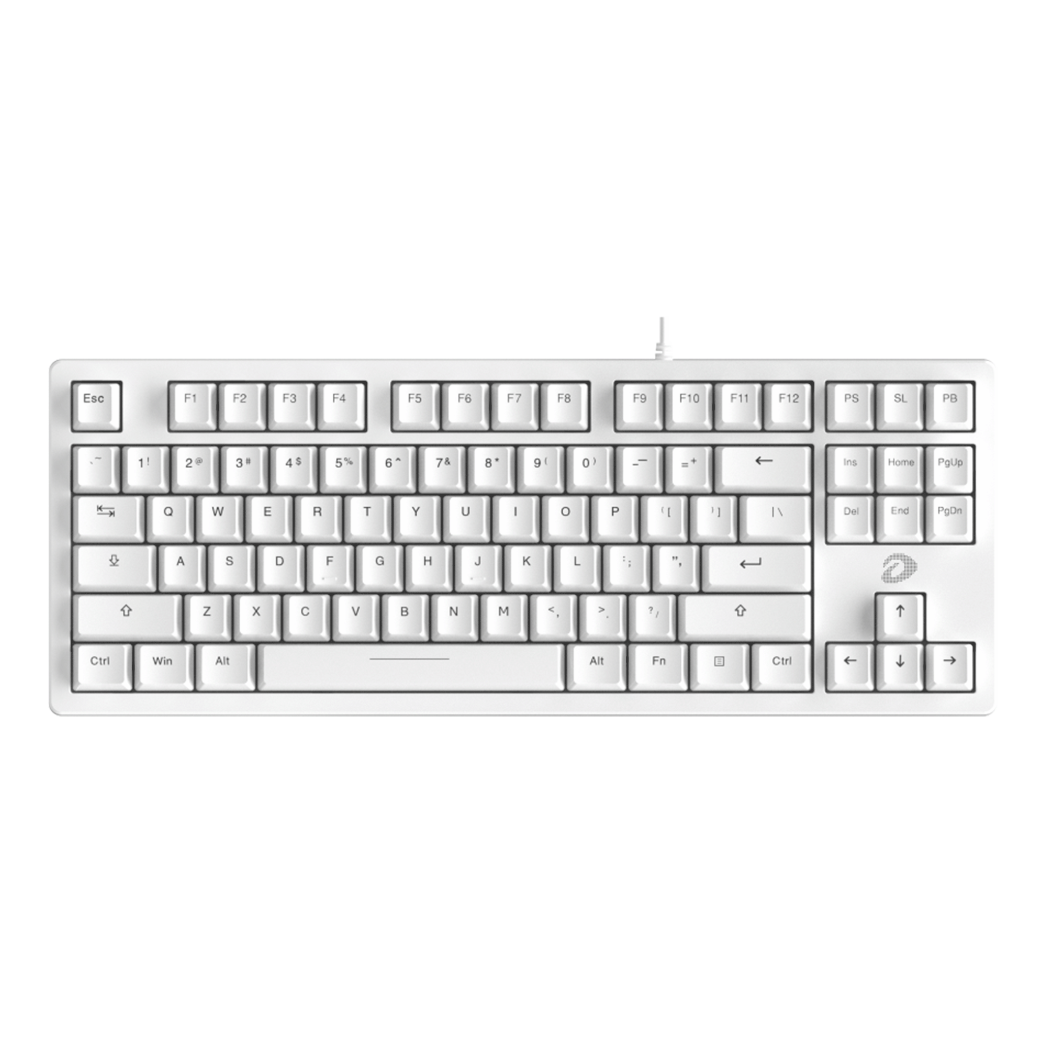 Bàn phím cơ DareU EK87L V2 - White | Firefly (Tactile) Switch