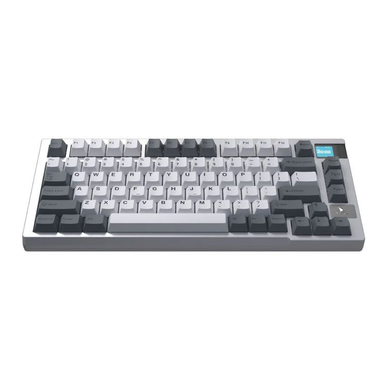 Bàn phím cơ Darmoshark K8 White Grey RGB | 3 Mode, Hot Swap, Gateron E – TINHOCNGOISAO.COM