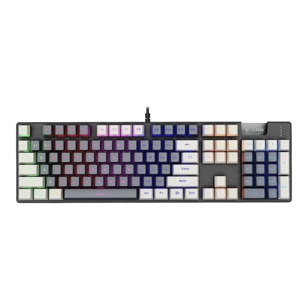  Bàn phím cơ E-Dra EK312 Alpha | Brown Switch, Led Rainbows 