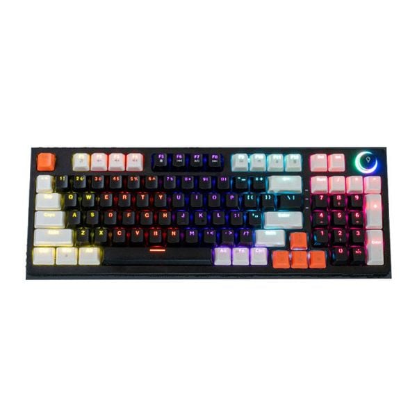  Bàn phím cơ E-Dra EK398 - Alpha | Blue Switch, Led Rainbow 