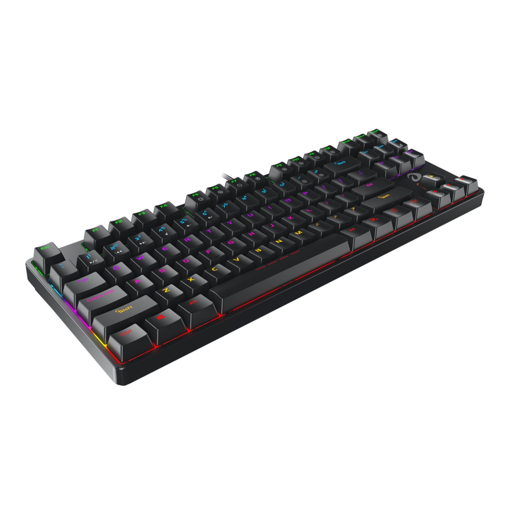 Bàn phím cơ Gaming DareU EK87 V2 Black | Brown Switch