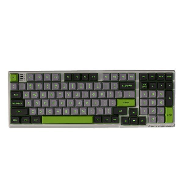  Bàn phím cơ gaming Motospeed CK980 | Có dây, Fullsize, White 