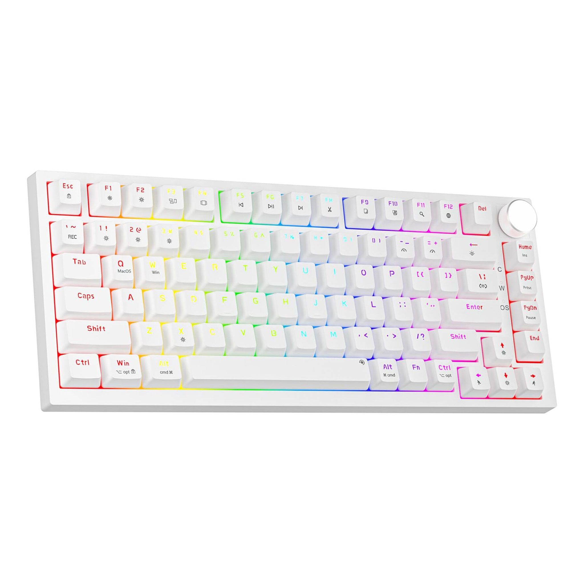 Bàn phím cơ Gaming Newmen GM326 - White | Brown Switch, Tenkeyless