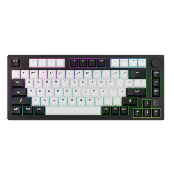  Bàn phím cơ gaming Dareu EK75 Pro | 3 Mode, TKL, Linear Switch, RGB, Black/Yellow, Hot swap 