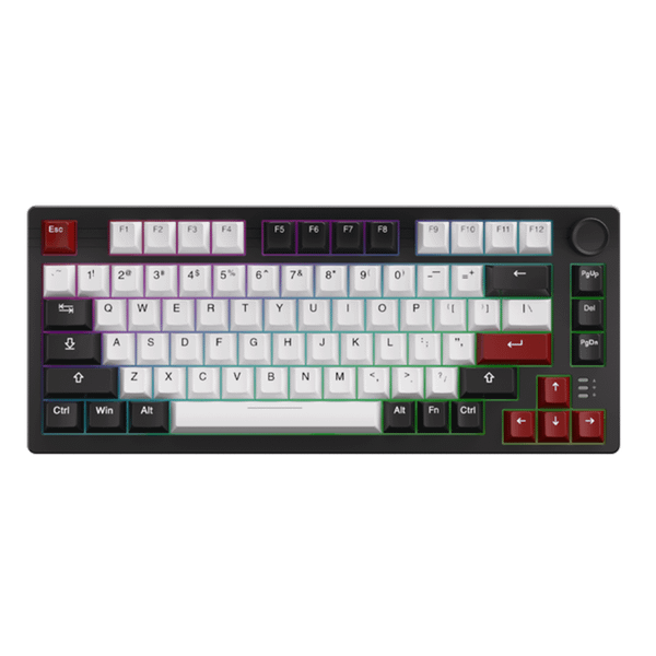  Bàn phím cơ gaming Dareu EK75 Pro | 3 Mode, TKL, Linear Switch, RGB, Black/Yellow, Hot swap 