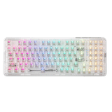  Bàn phím cơ Machenike K500F-B94W Tri-Mode RGB White | Wireless, GR Crystal Switch 